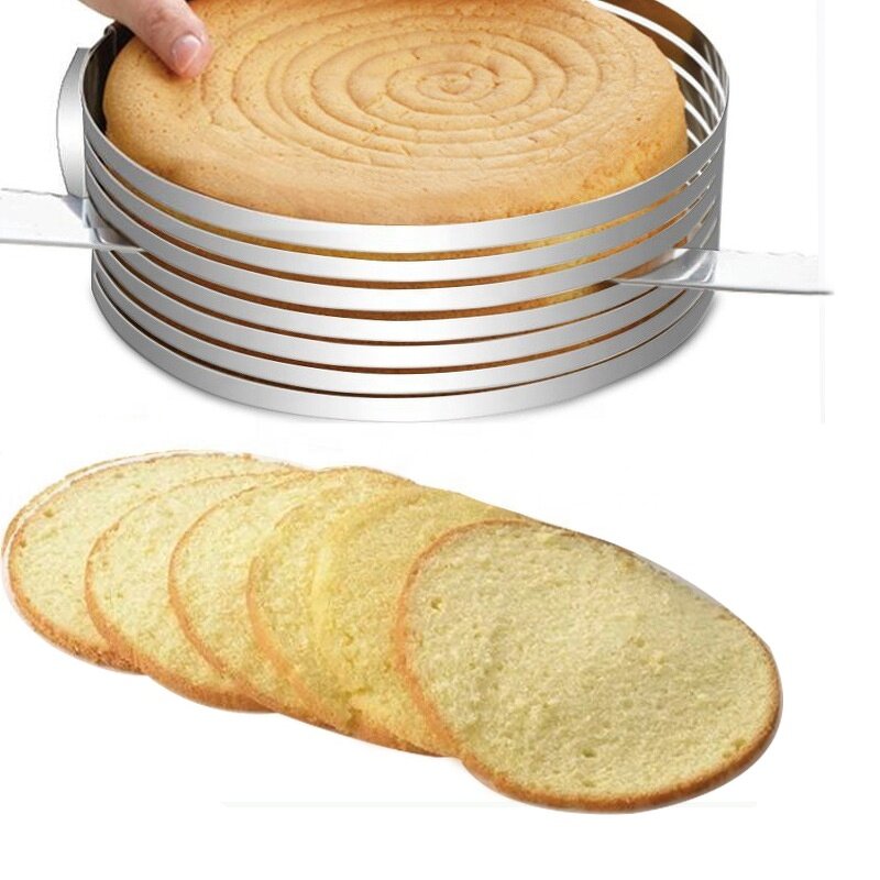 Cake Mold Factory - Large Stainless Steel Layered Mousse Ring Bakery