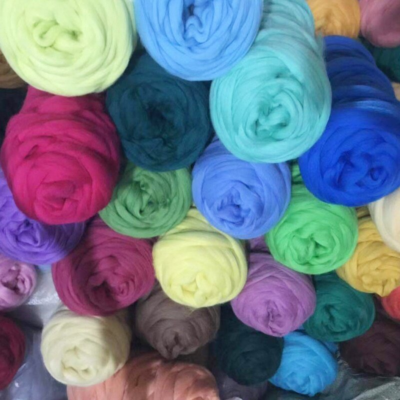 Wool Yarn Factory - Hot Selling Wholesale 100% Wool Fiber Roving