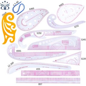 Sewing Ruler Set Factory - Transparent Armhole Curve Scale High Quality