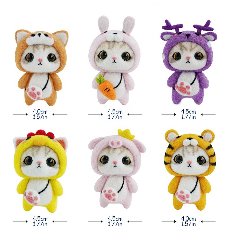 Needle Felting Kit Factory - DIY Creativity Plush Chick Doll Wool Set