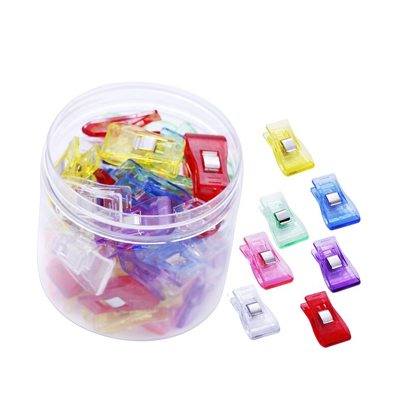 Sewing Clips Factory - 50pcs Wonder Clips Colorful Plastic Fabric Clips
