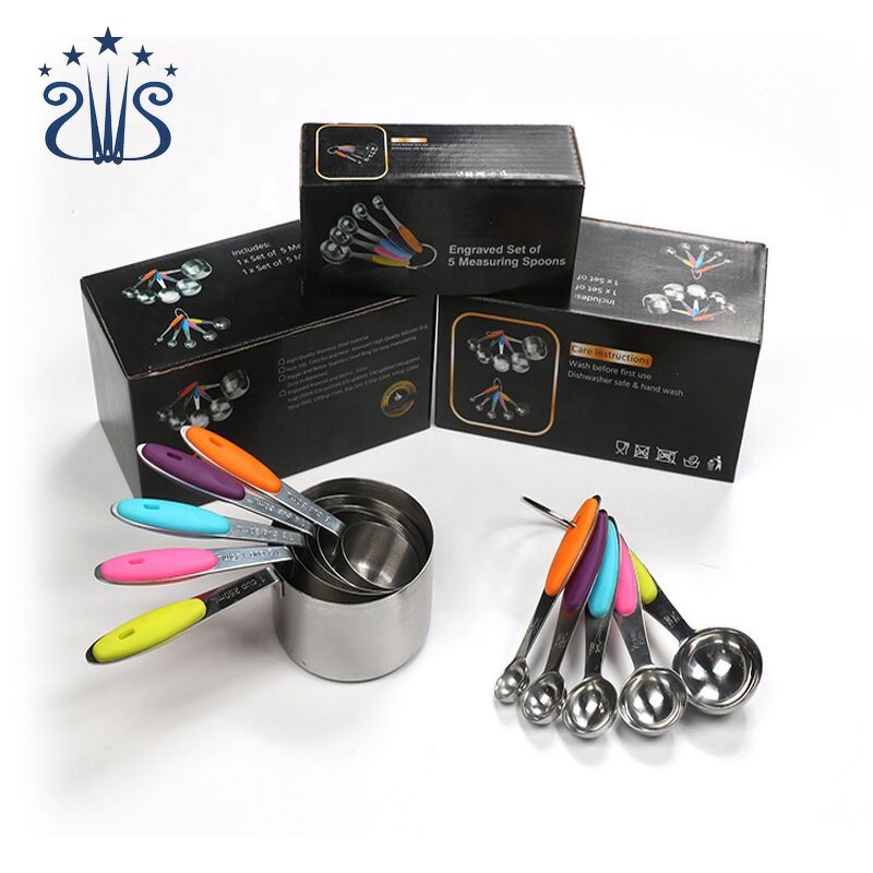 Measuring Cup Set Factory - Stainless Steel with Silicone Grips Baking