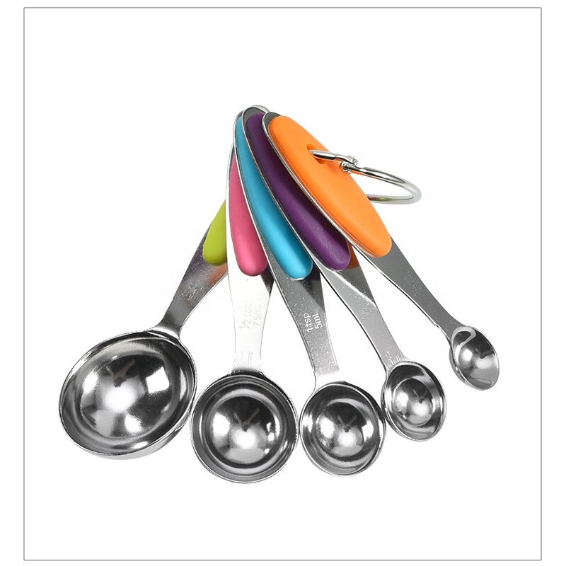 Measuring Cup Set Factory - 304 Stainless Steel with Silicone Grips