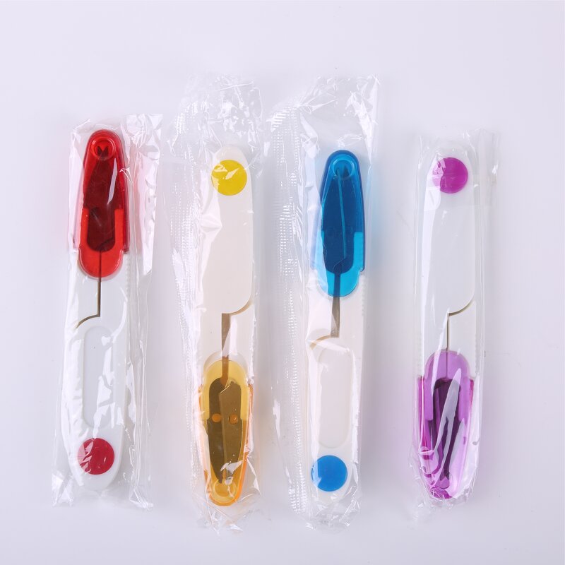 Cross Stitch Scissors Factory - Transparent Cover V Shape Yarn Cutter