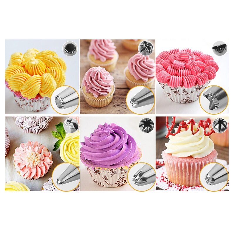 Pastry Nozzle Set Factory - 12Pcs Icing Tip Cake Decorating Tools
