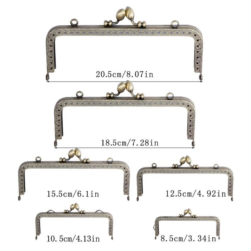 Purse Frame Factory - 8.5-20.5CM Hot Sale Clasp Lock Metal Frame