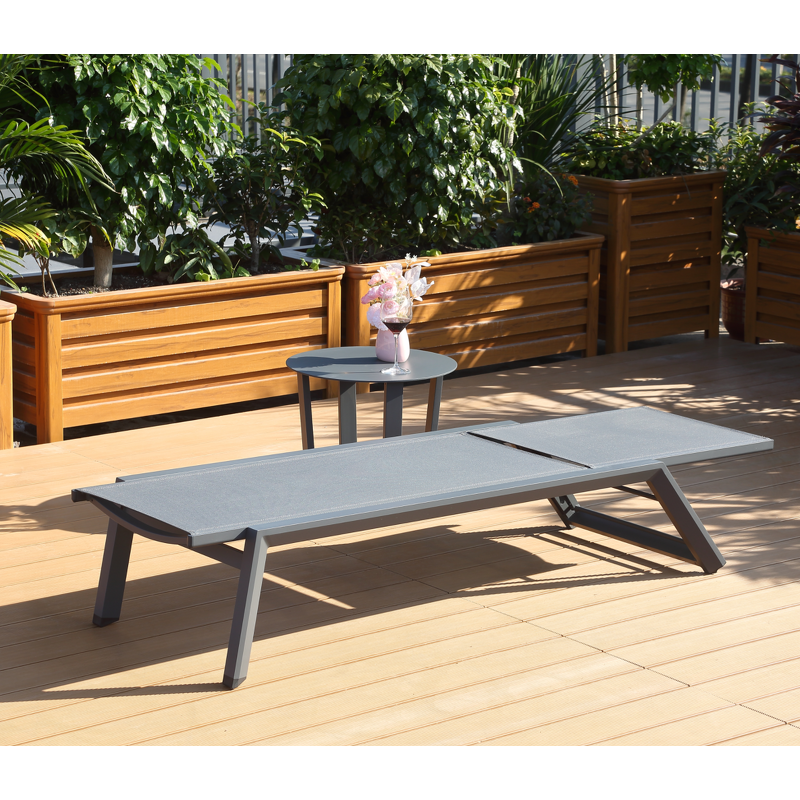Outdoor Sun Bed Factory - Customized Quick Dry Aluminum Recliner