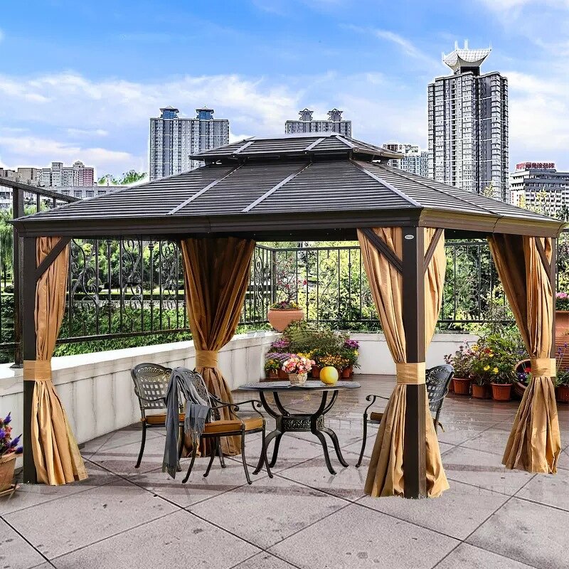 Outdoor Gazebo Manufacturer - Aluminum Alloy Villa Courtyard Pavilion