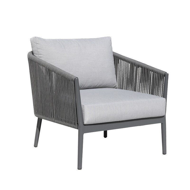 Outdoor Cafe Chairs Manufacturer - Modern Wicker Metal Frame Chairs