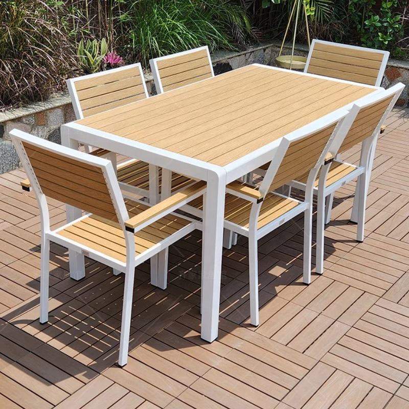Outdoor Dining Set Manufacturer - Contemporary Aluminum Frame Set