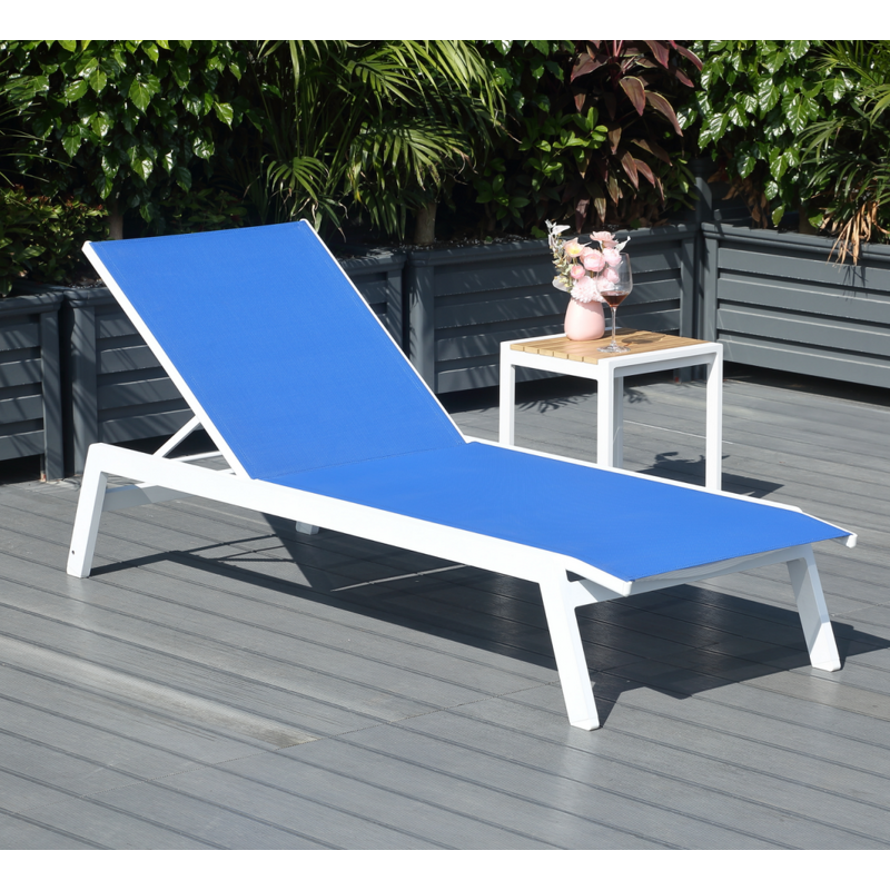 Outdoor Sun Lounger Manufacturer - Hot Sale Aluminum Poolside Recliner