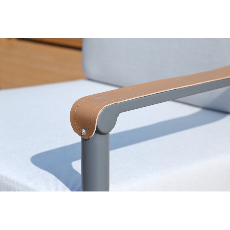 Outdoor Conversation Set Factory - Direct Aluminum Luxury Sofa Set