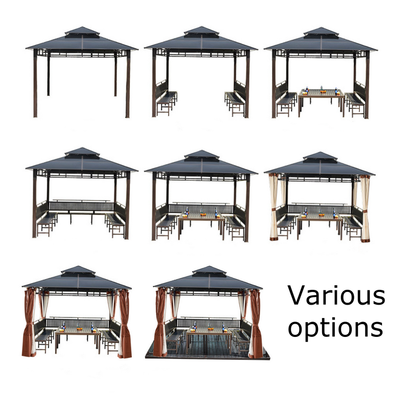 Outdoor Pavilion Manufacturer - Aluminum Alloy Shade Canopy Gazebo