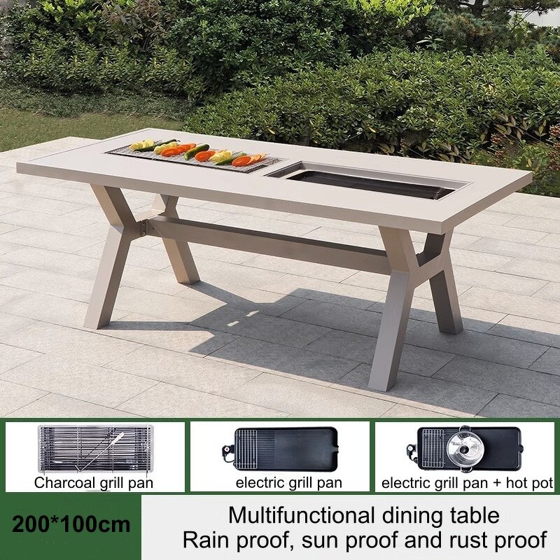 Outdoor Fire Pit Table Manufacturer - Customizable Electric Charcoal Grill
