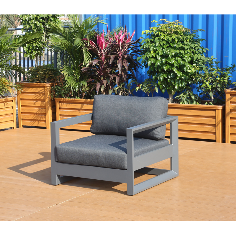Outdoor Sofa Set Factory - Hot Sale Waterproof Aluminum Lounge Set