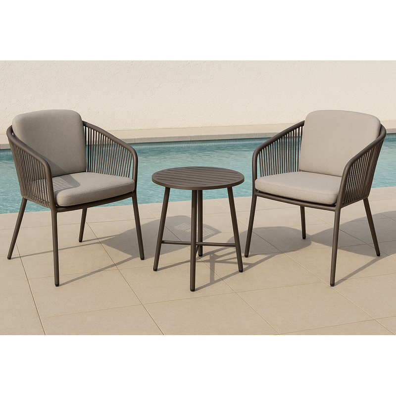 Outdoor Furniture Set Manufacturer - Aluminum Rattan Chair Table Set
