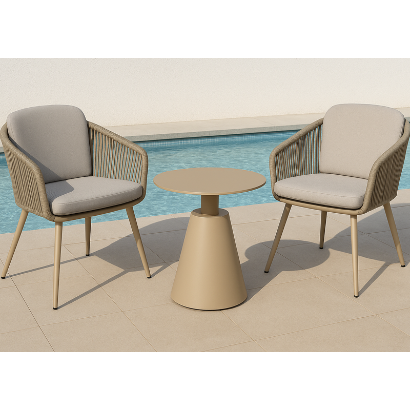 Outdoor Furniture Set Manufacturer - Aluminum Rattan Chair Table Set