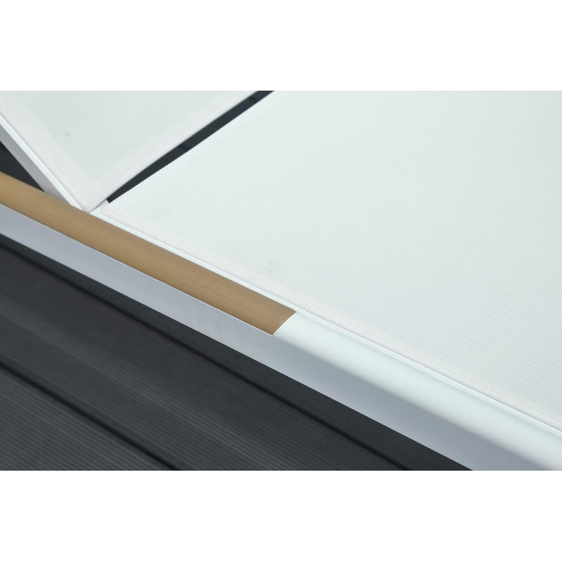 Outdoor Sun Lounger Manufacturer - Hot Sale Aluminum Frame Recliner