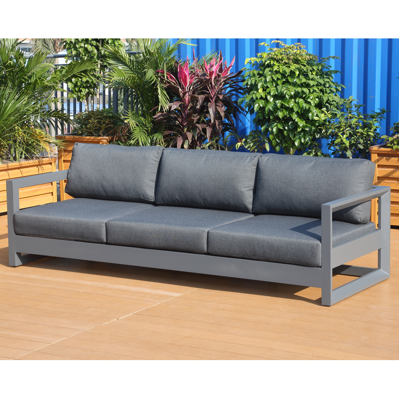 Outdoor Sofa Set Factory - Hot Sale Waterproof Aluminum Lounge Set