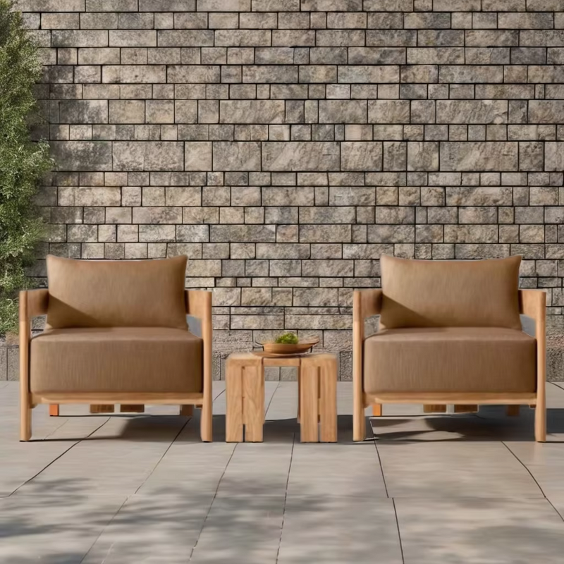 Outdoor Furniture Set Factory - Handcrafted Teak Swivel Lounge Set