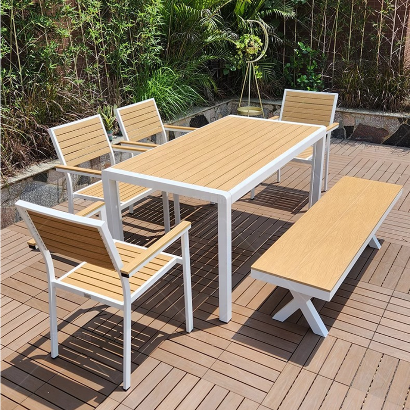 Outdoor Dining Set Manufacturer - Contemporary Aluminum Frame Set