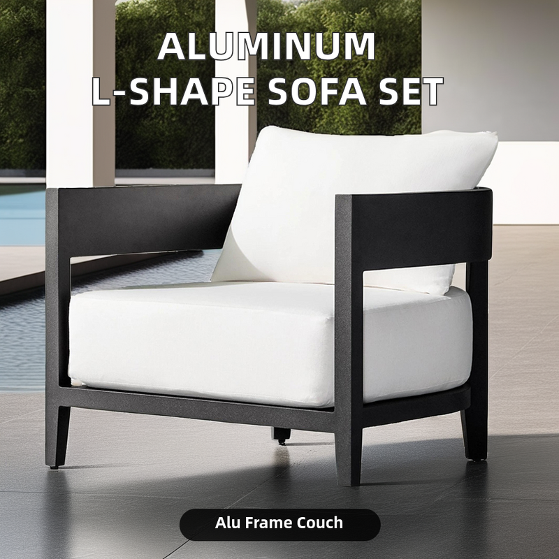 Outdoor Sofa Set Manufacturer - Aluminum Frame Waterproof Sectional