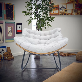 Rocking Chair Factory - Hot Sale Metal Cushion Chaise Lounge