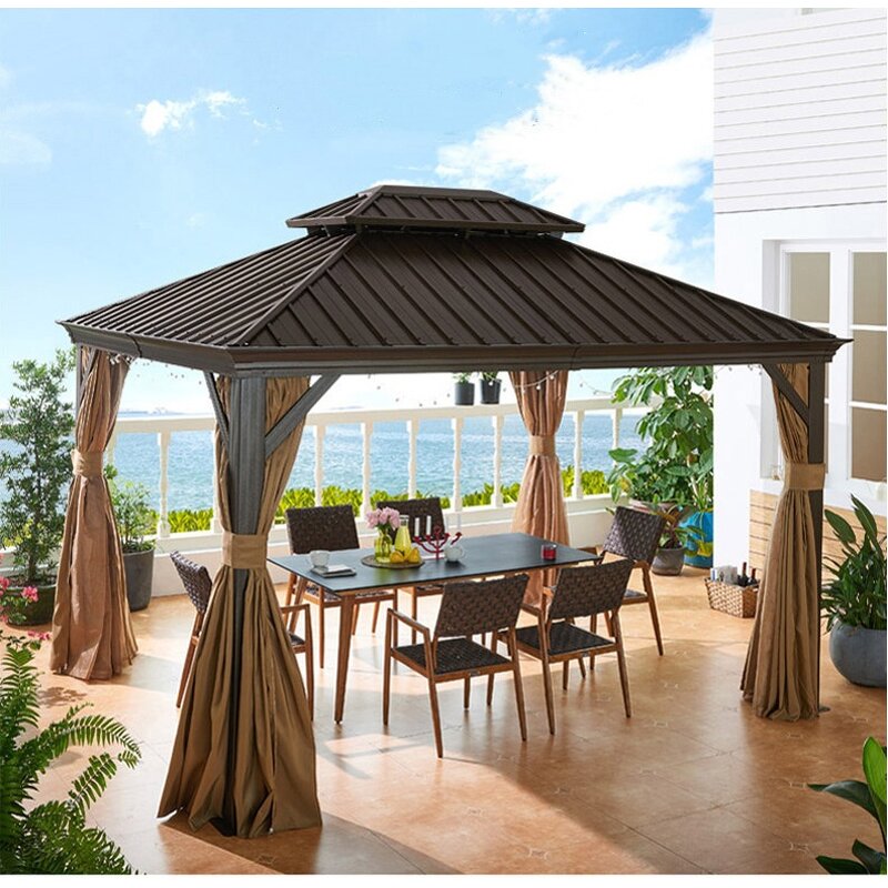 Outdoor Gazebo Manufacturer - Aluminum Alloy Villa Courtyard Pavilion