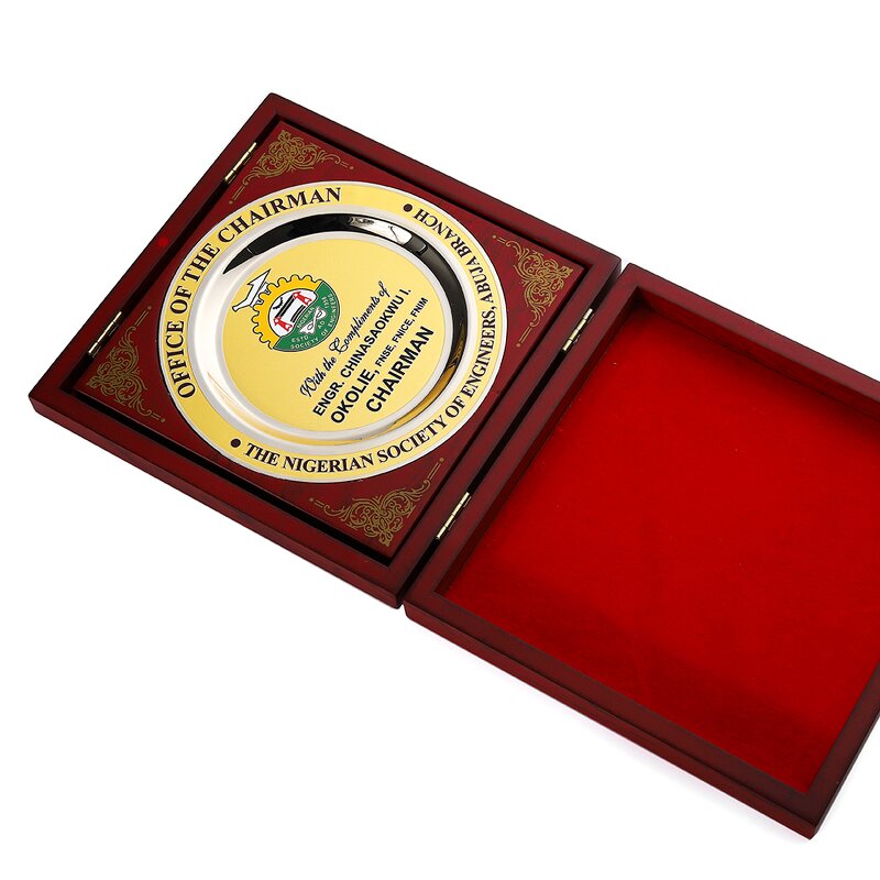 Trophy Manufacturer - Commemorative Gold Plated Award Trophy