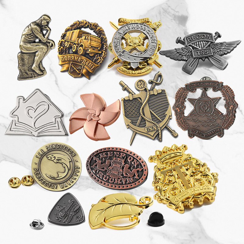 Pin Badge Factory - Hot 3D High Details Embossing Pin