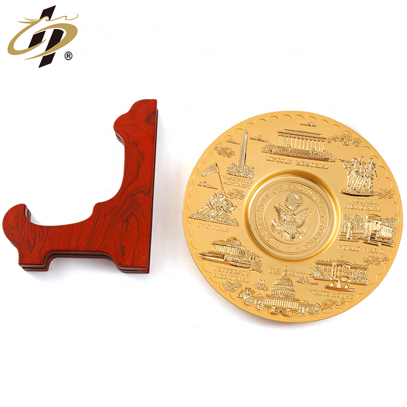 Souvenir Plate Manufacturer - Custom 3D Embossed USA Plate