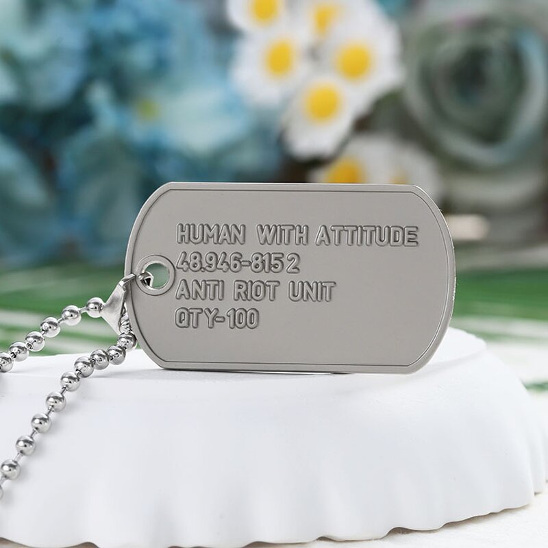 Dog Tag Manufacturer - Factory Custom Double Side Dog Tag
