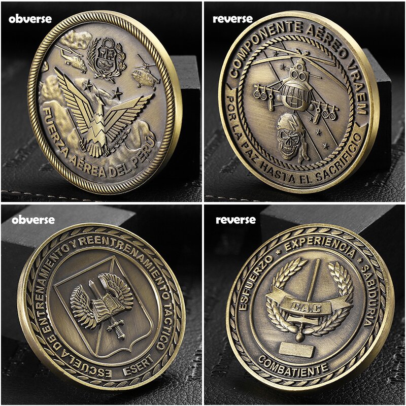 Challenge Coin Manufacturer - Custom 3D Die Stamping Coins