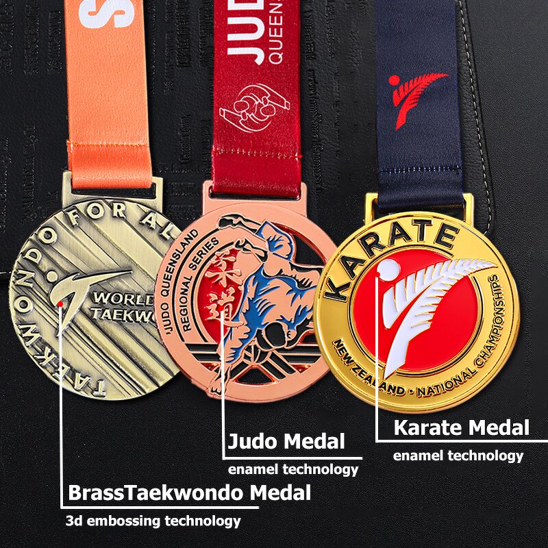 Sports Medal Factory - Customize 3D Weightlifting Martial Arts Medal