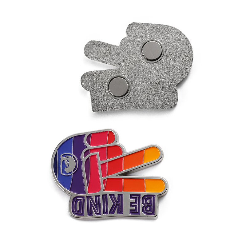 Fridge Magnet Manufacturer - Cartoon Cute Enamel Logo Magnet