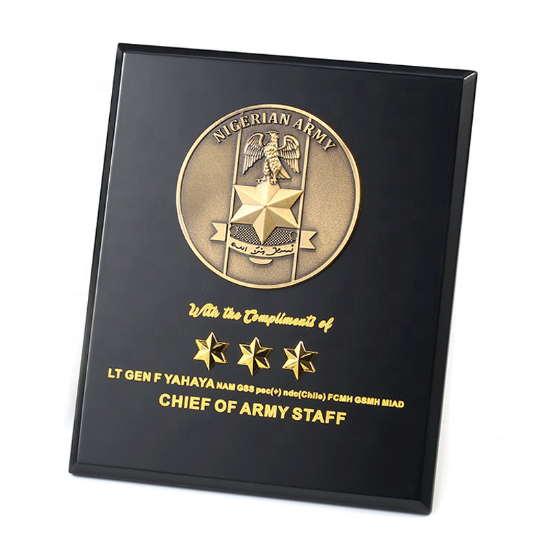 Souvenir Plaque Manufacturer - High Quality 2old Plated Metal Plate