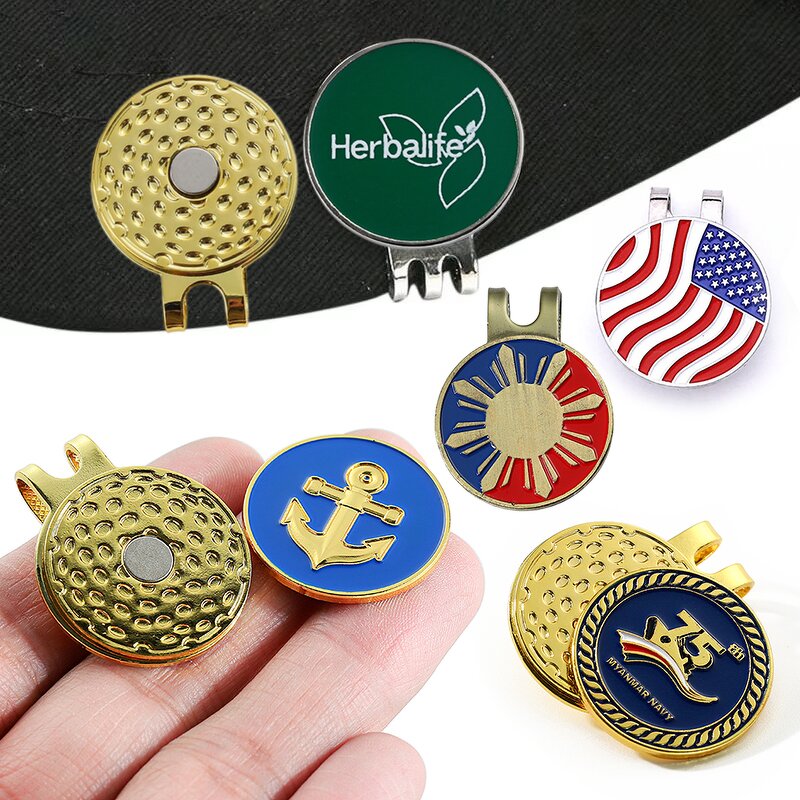 Golf Ball Marker Factory - Custom Magnetic Zinc Alloy Marker