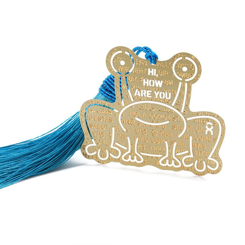 Bookmark Manufacturer - Exquisite Gold Hollow Cutting Bookmark