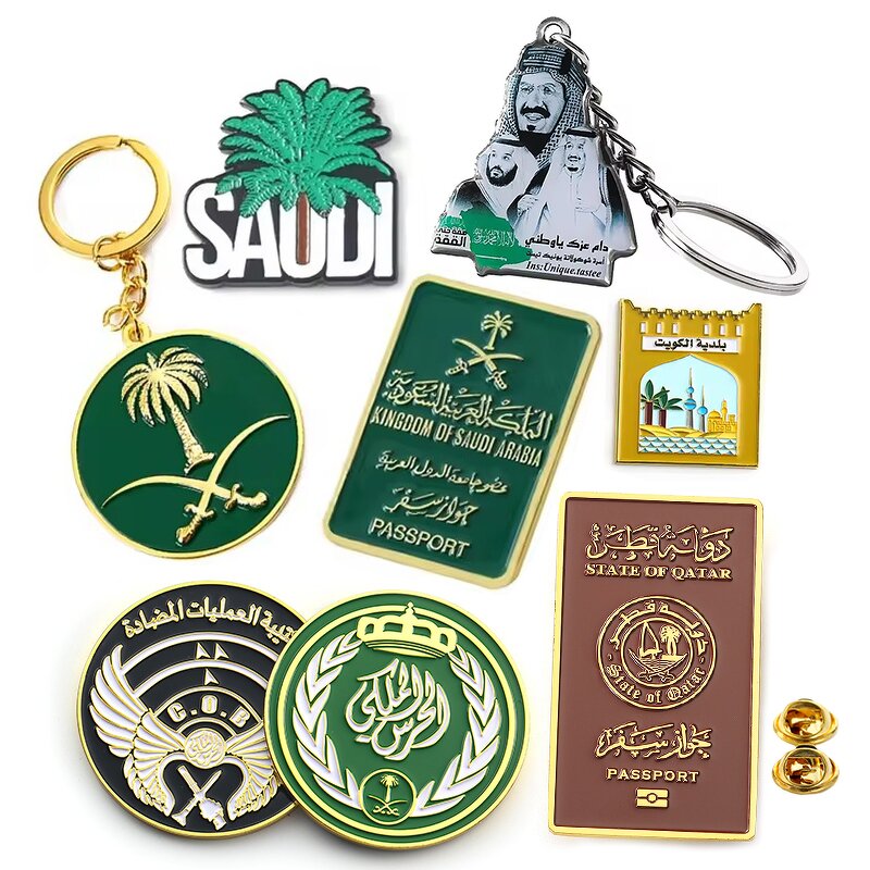 Brooch Manufacturer - Custom Saudi National Day Badge