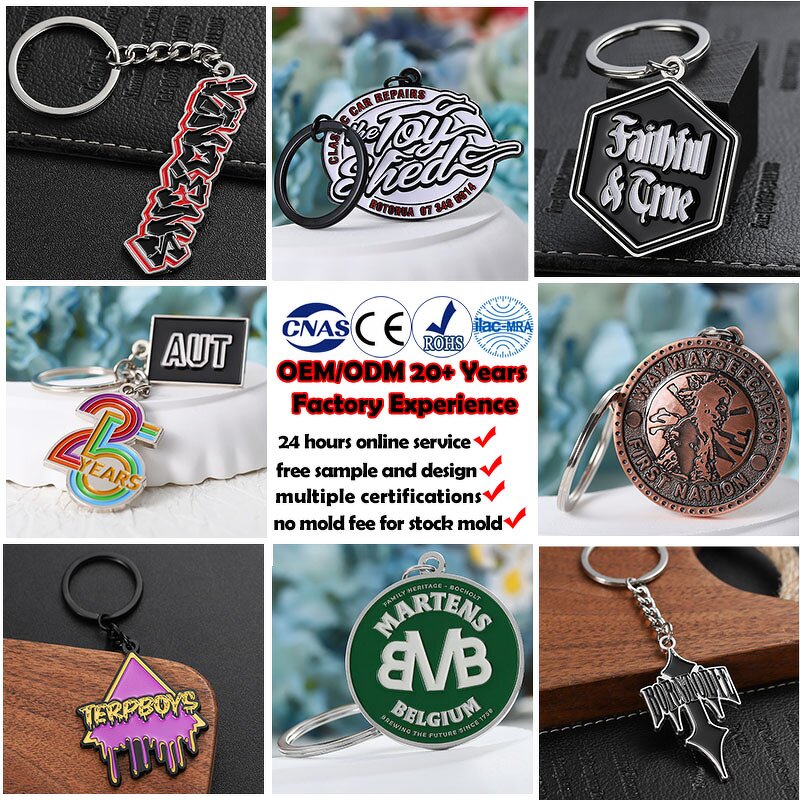 Keychain Factory - Free Samples Custom Logo Key Chain