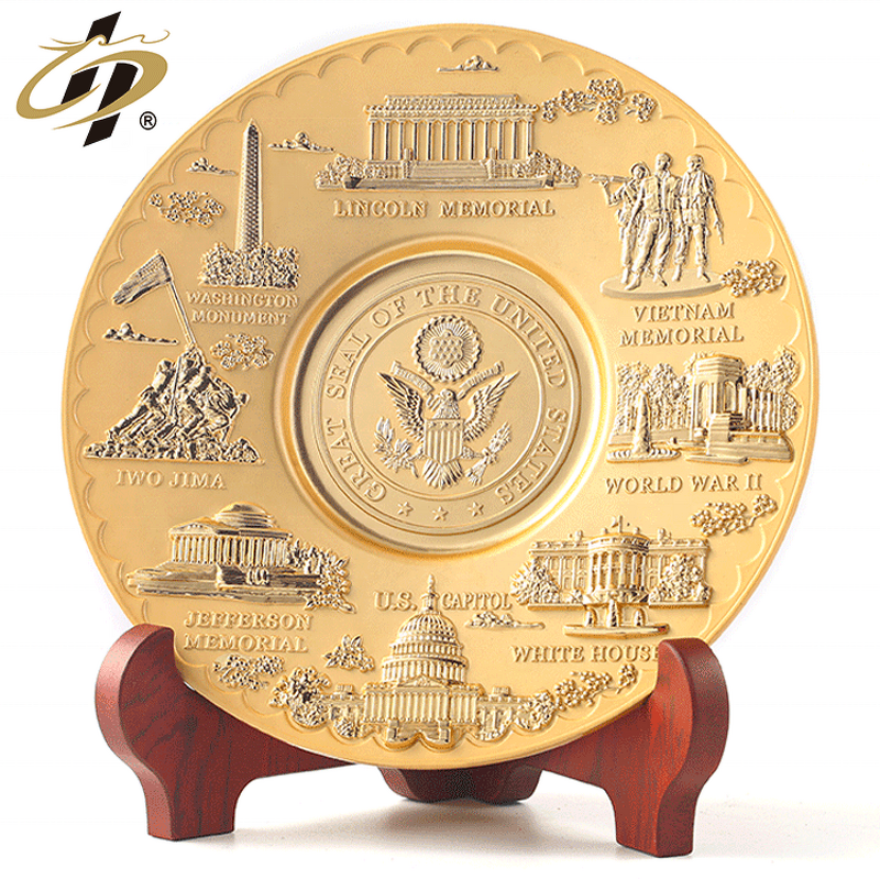 Plaque Factory - High Quality Antique Bronze 3D Plate