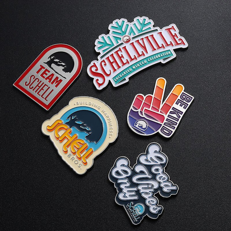 Fridge Magnet Manufacturer - Cartoon Cute Enamel Logo Magnet