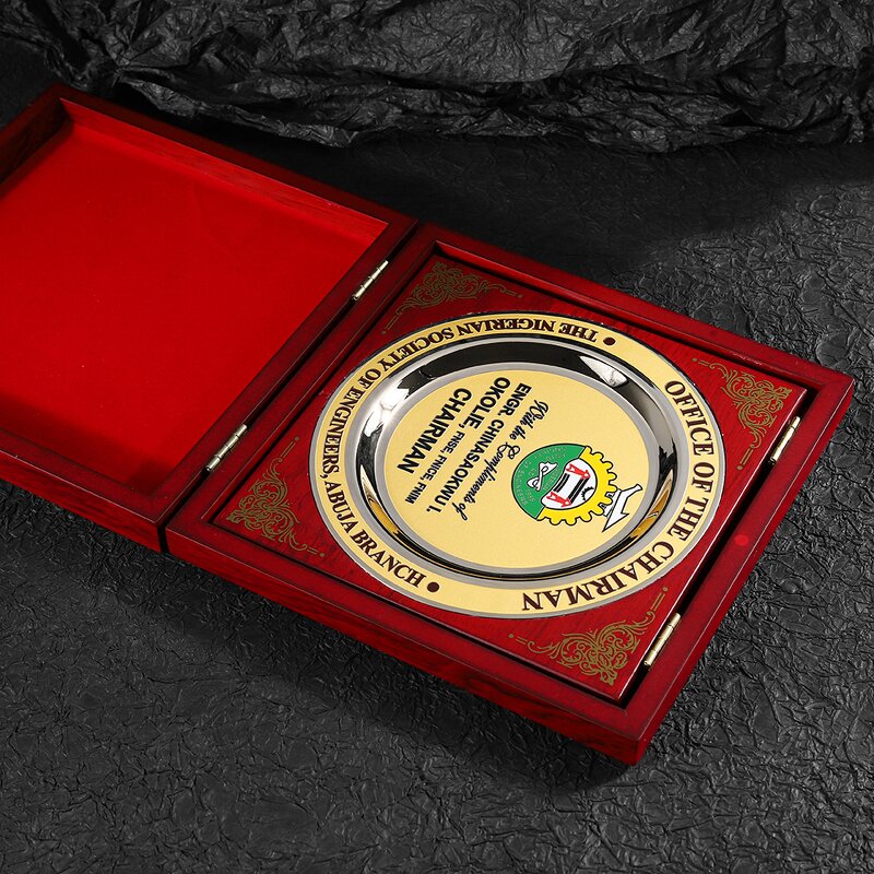 Trophy Manufacturer - Commemorative Gold Plated Award Trophy