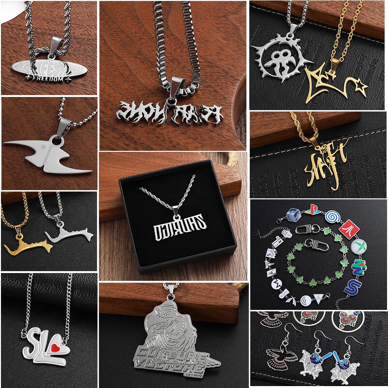 Pendant Necklace Factory - Custom 2D Name Letter Necklace
