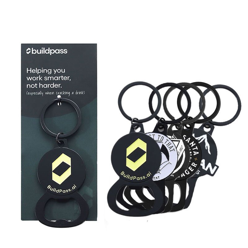 Bottle Opener Keychain Manufacturer - 2D Business Brand Opener