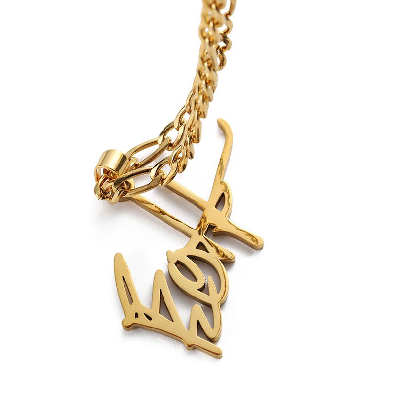 Necklace Manufacturer - Factory Custom Hollow Cut Gold Necklace