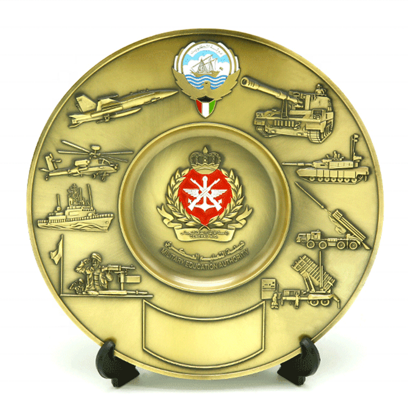 Plaque Factory - High Quality Antique Bronze 3D Plate