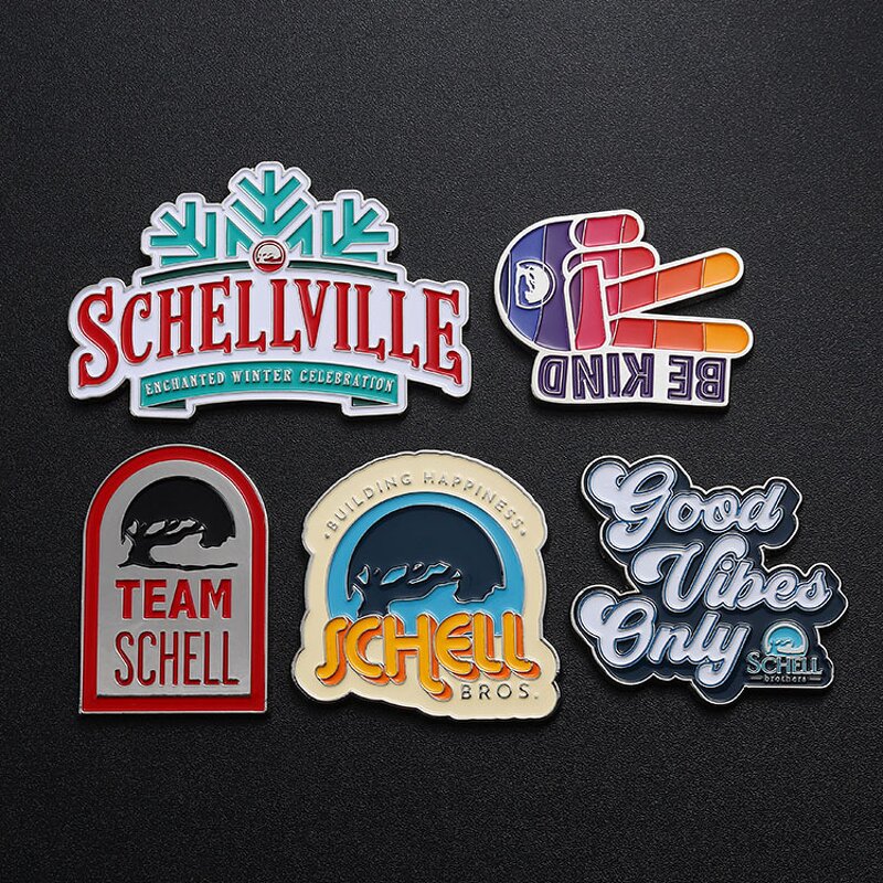 Fridge Magnet Manufacturer - Cartoon Cute Enamel Logo Magnet