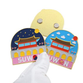 Fridge Magnet Factory - Personalized Gold 3D Cartoon Magnet