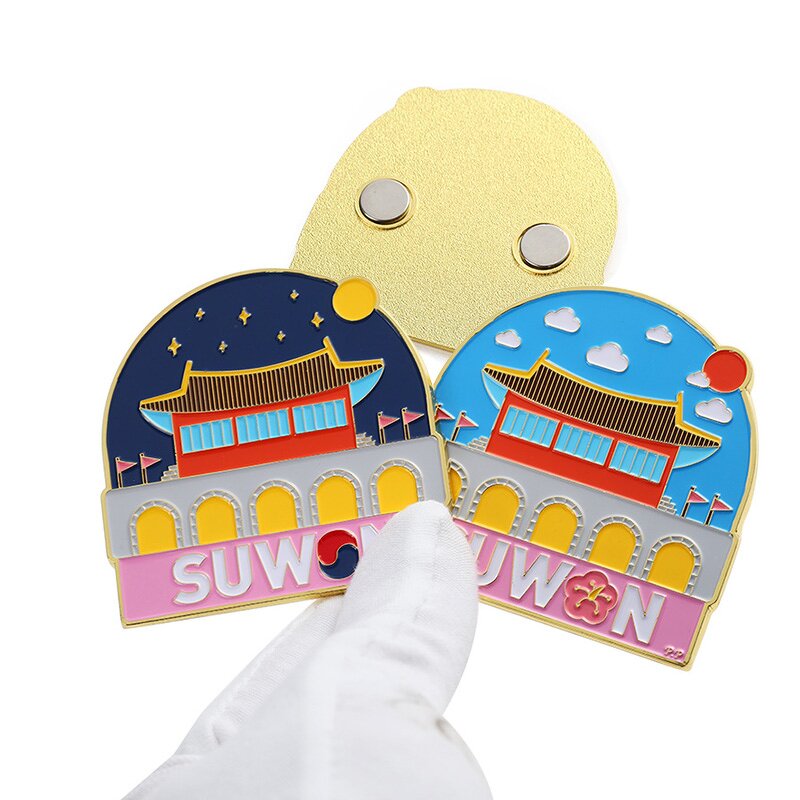 Fridge Magnet Factory - Personalized Gold 3D Cartoon Magnet